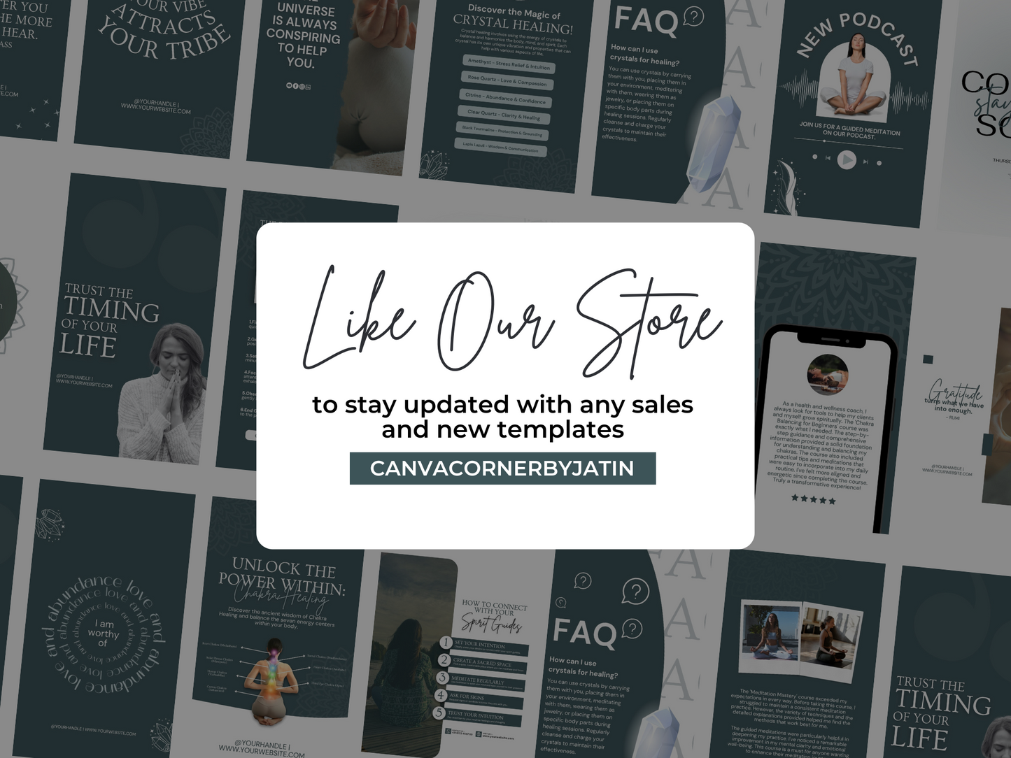 80 Spiritual Instagram Canva Templates for Coaches