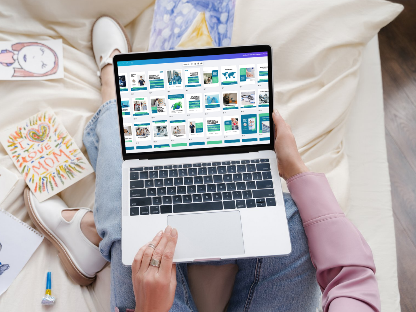 Medical Instagram Canva Templates for Hospital, Healthcare workers, Health Clinic Brand & Doctors
