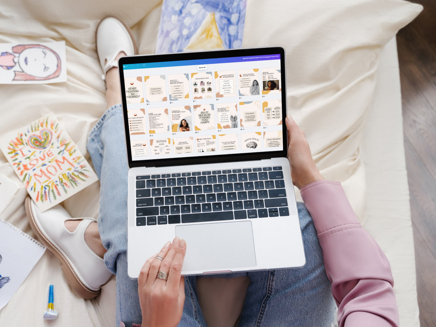 Mental Health Instagram Canva Templates for Mental Health Coaches & Therapist