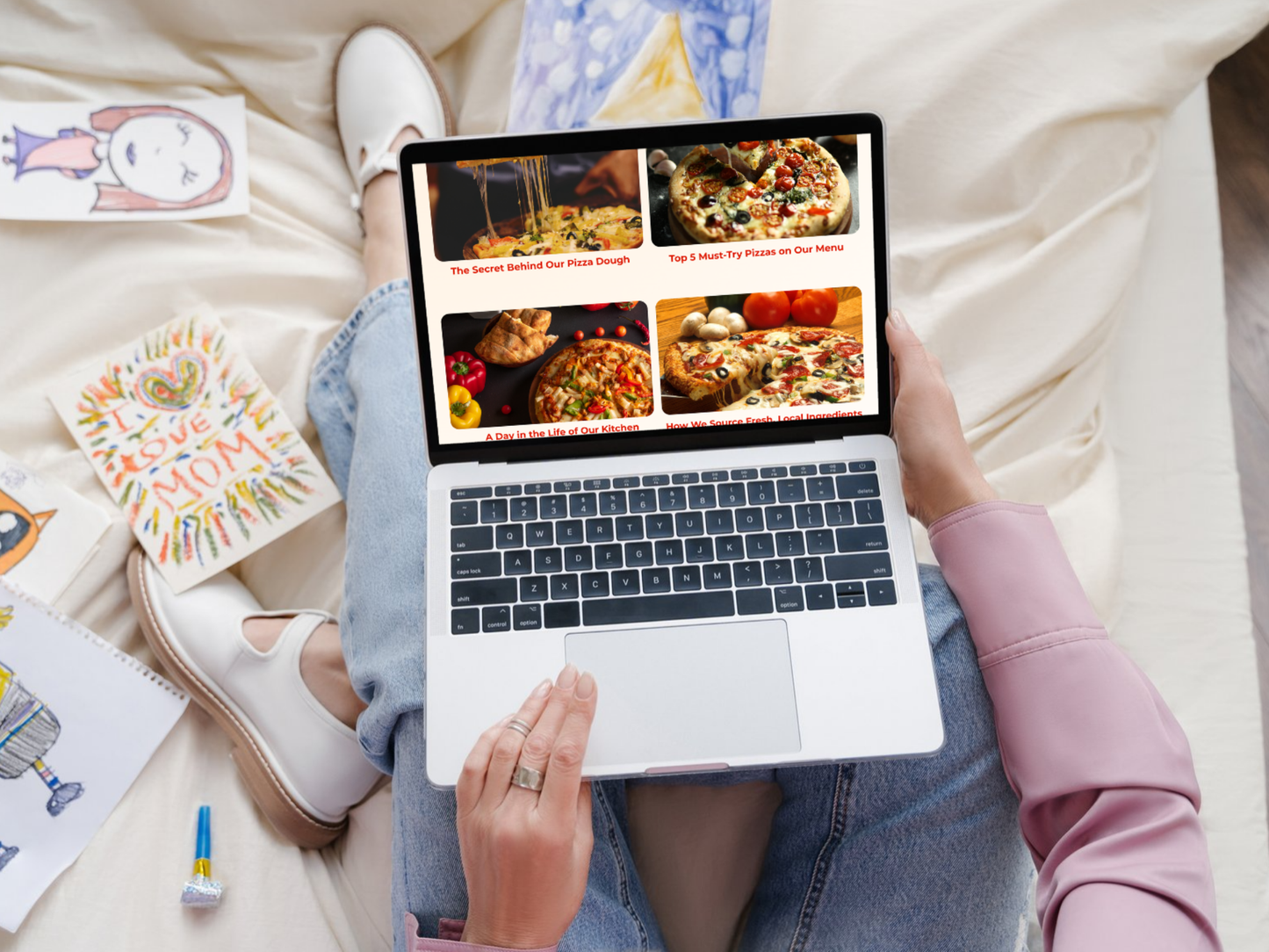 Pizza Restaurant Canva Website Template for Restaurant, Cafe & Chefs Multi page Website