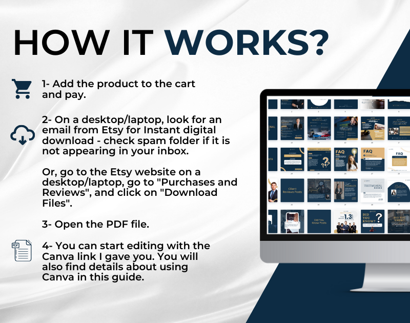 Law Firm Branding Kit – Canva Templates for Lawyers, Logos, Letterheads & Social Media