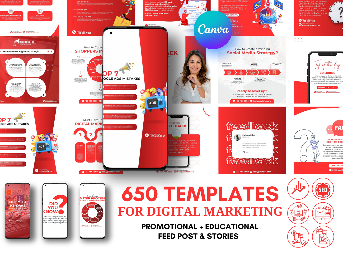 Digital Marketing Agency Template for Social Media Manager and Marketing Agency
