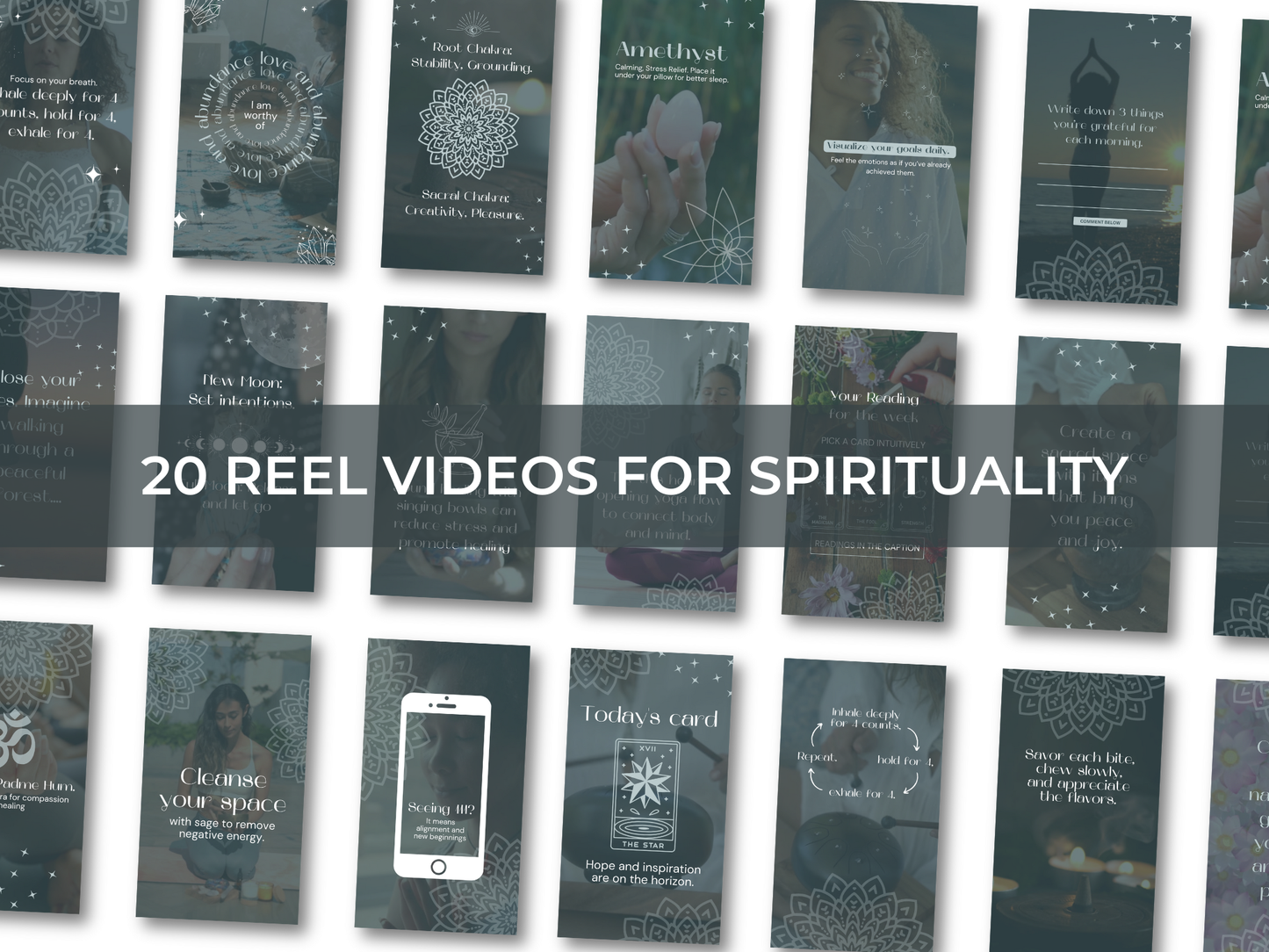 Spiritual Instagram Reel Canva Templates for Coaches