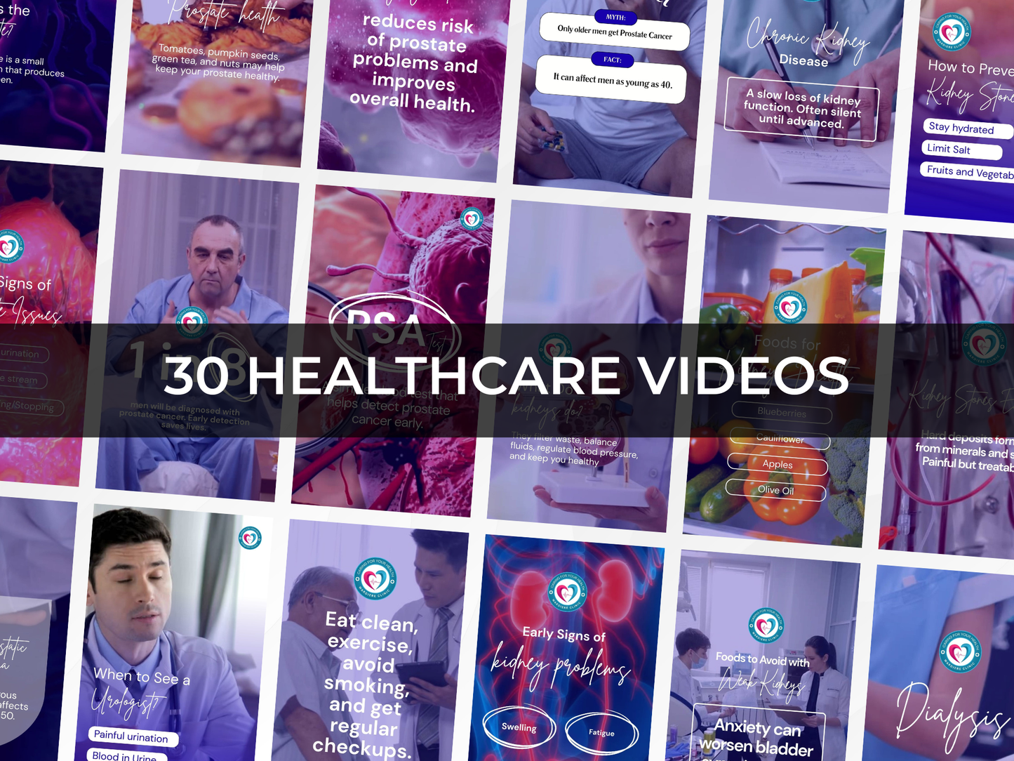 Healthcare Reels: Instagram & TikTok Video Templates for Doctors, Healthcare Professionals (Digital Download)