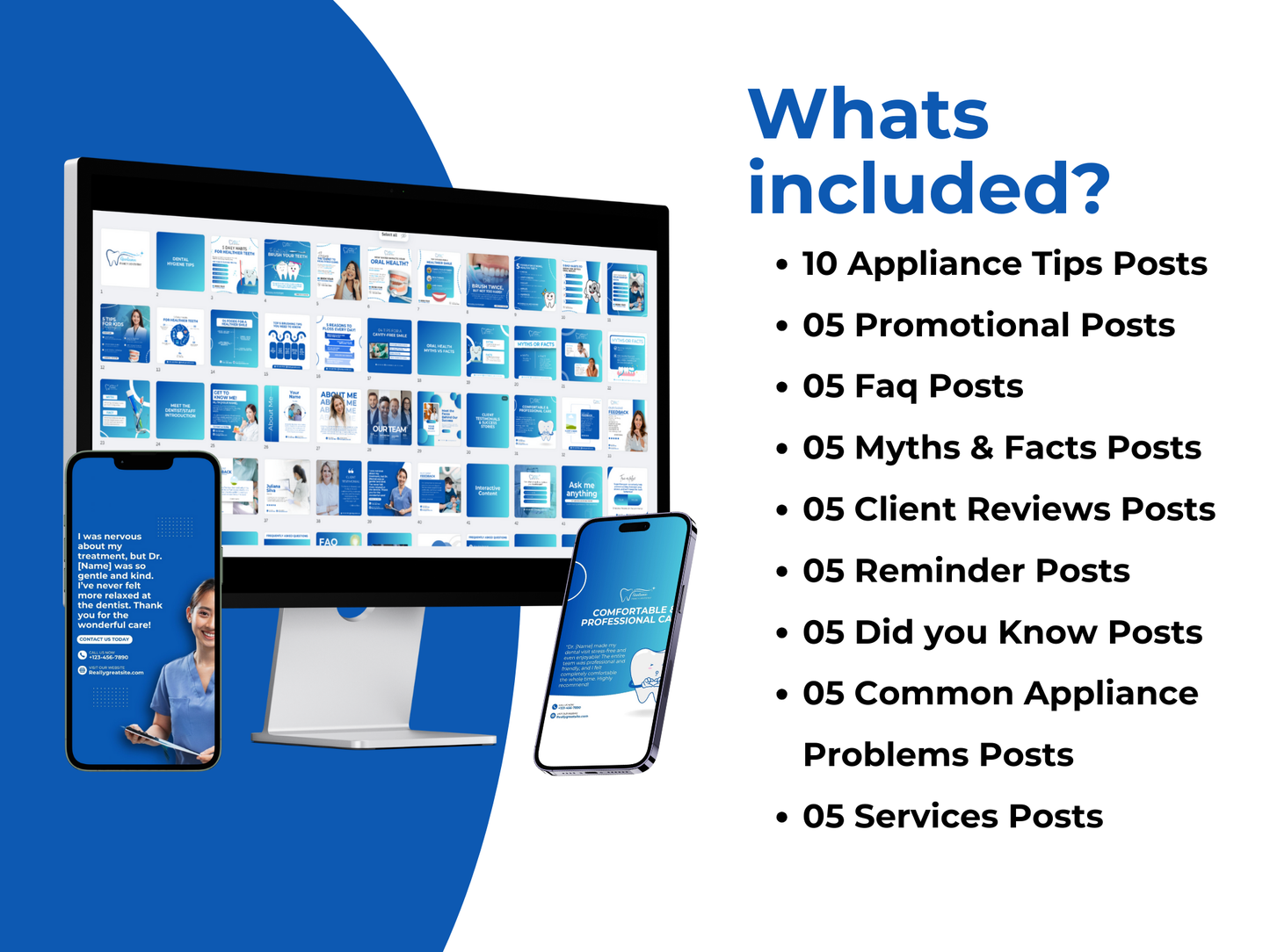 Dentist Instagram Canva Templates Bundle