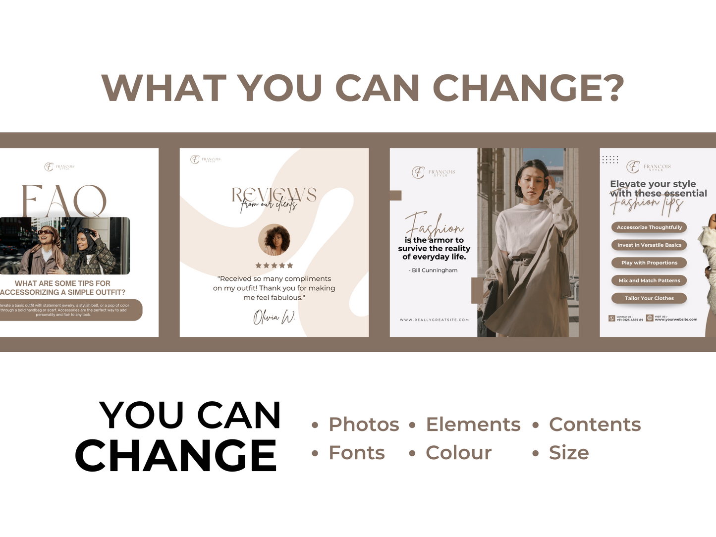 80 Fashion Instagram Canva Templates for E-Commerce