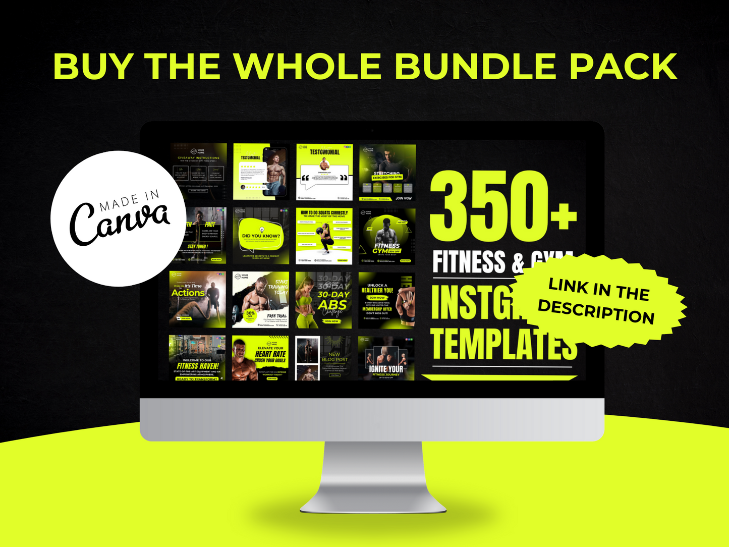 80 Fitness Instagram Posts Templates