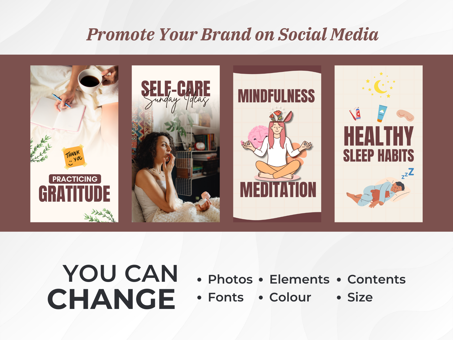 Mental Health Instagram Reel Cover Templates for Therapist, Psychologist & Coaches