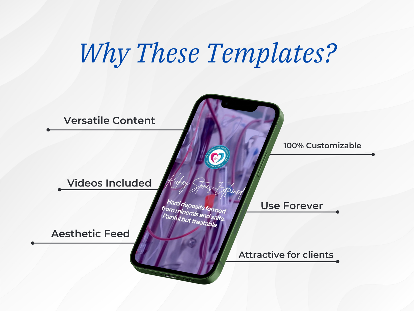 Healthcare Reels: Instagram & TikTok Video Templates for Doctors, Healthcare Professionals (Digital Download)