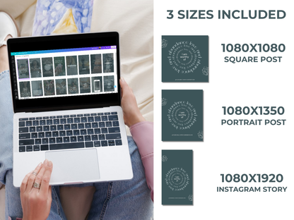 Spiritual Instagram Canva Templates for Coaches