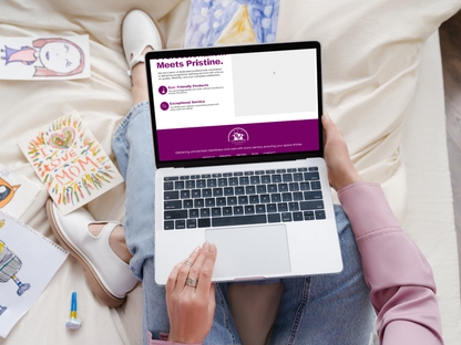 Cleaning Services Website Template: Editable Canva Design