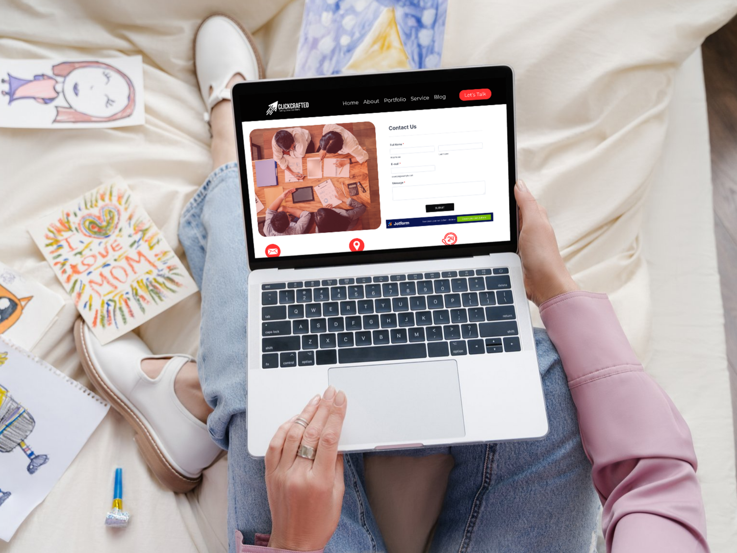 Digital Marketing Agency Canva Website Template for Social Media & Marketing Agency