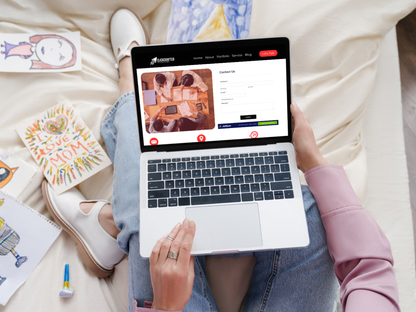 Digital Marketing Agency Canva Website Template for Social Media & Marketing Agency