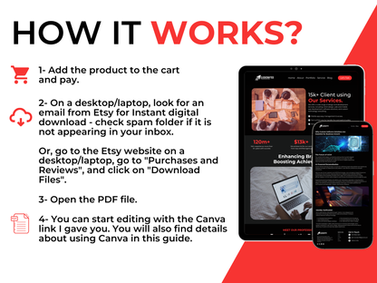 Digital Marketing Agency Canva Website Template for Social Media & Marketing Agency