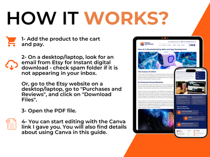 Construction Contractor Website – Canva Landing Page Template for Builders