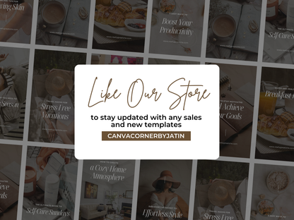 100 Beige Instagram Reel Cover Canva Templates