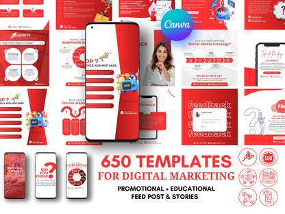 Digital Marketing Agency Template for Social Media Manager and Marketing Agency