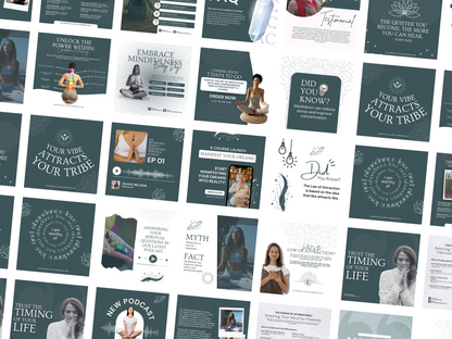 80 Spiritual Instagram Canva Templates for Coaches