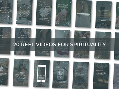 Spiritual Instagram Reel Canva Templates for Coaches