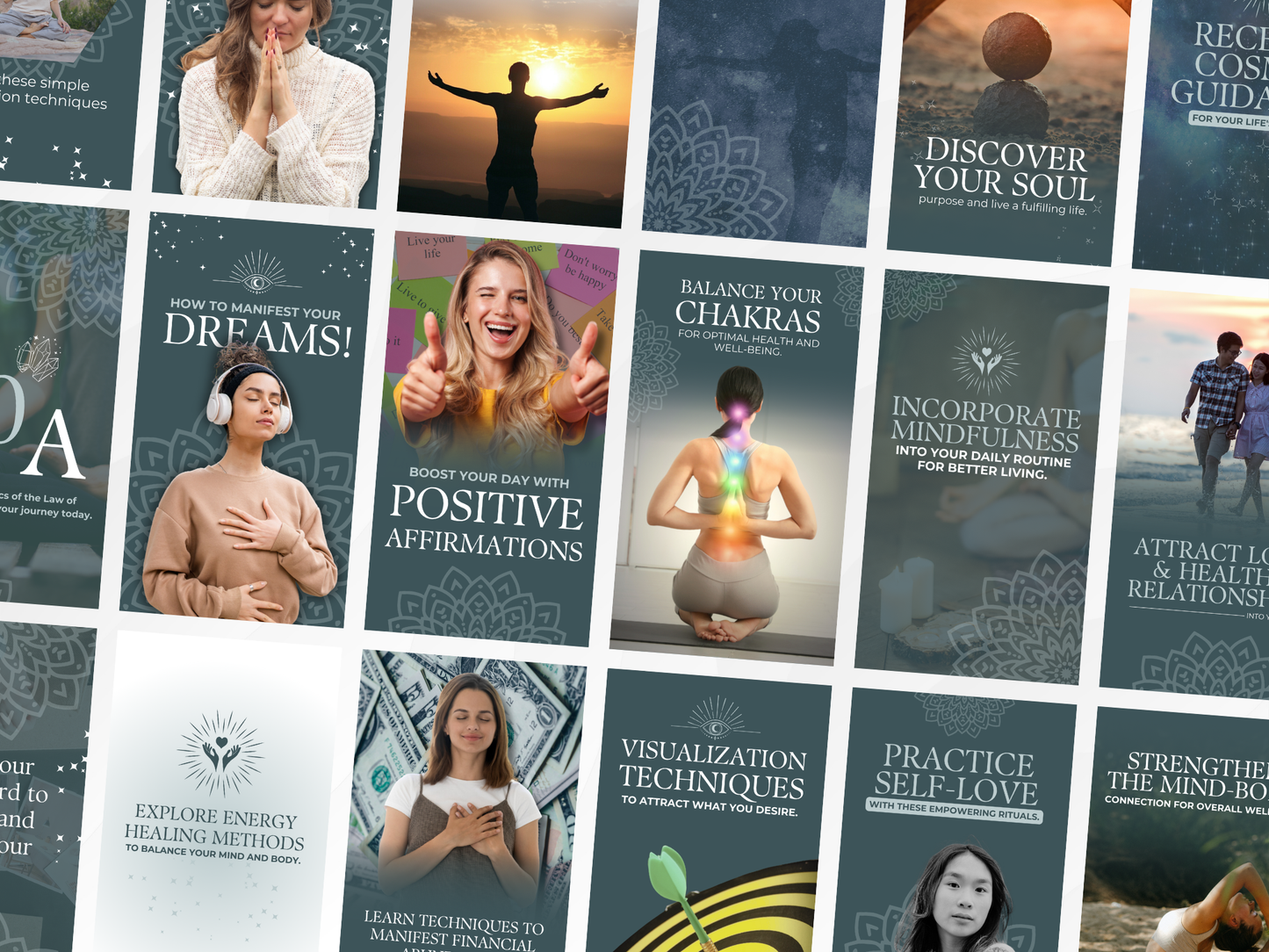 Spiritual Instagram Reel Cover Canva Templates for Coaches