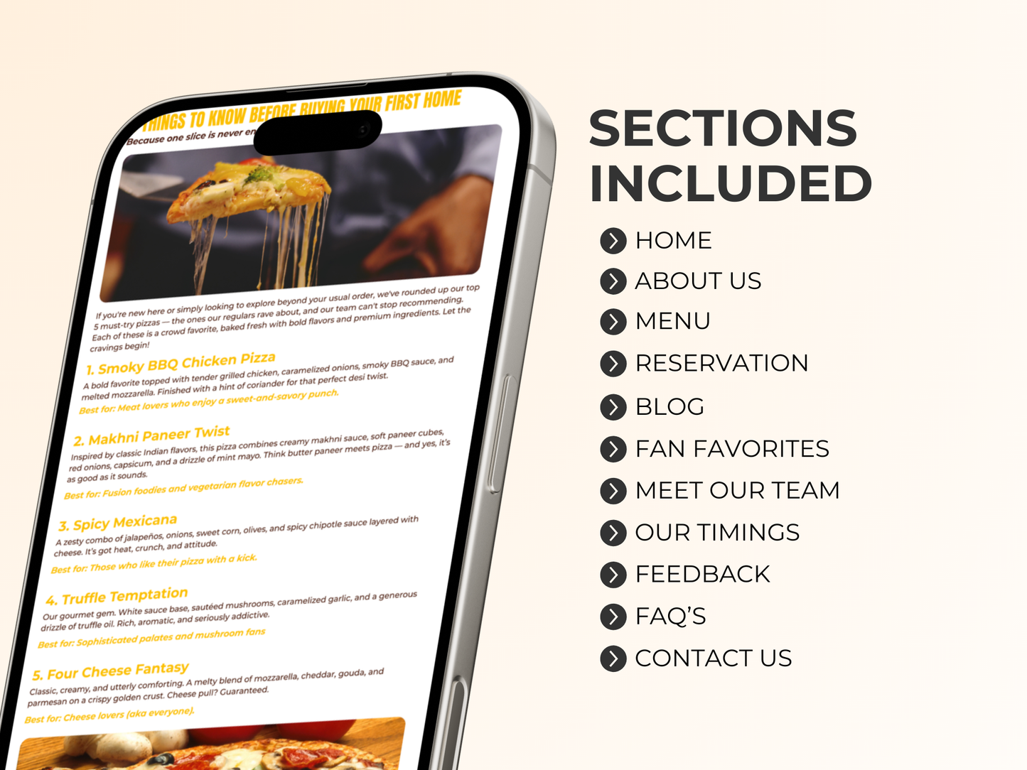 Canva Restaurant Website Template – Catering, Cafe & Chef Landing Page Design