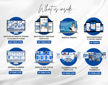Medical Social Media Canva Templates: Healthcare Marketing Kit