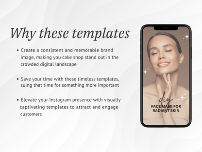 Skincare Instagram Reel Cover Canva Templates for Esthetician