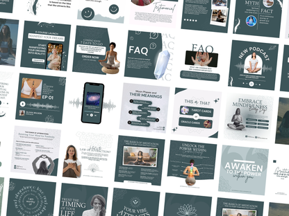 Spiritual Instagram Canva Templates for Coaches