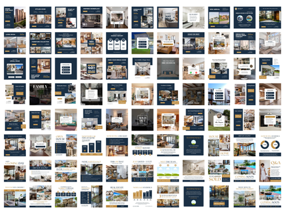 Real Estate Instagram Post Canva Templates for Realtor & Real estate agent