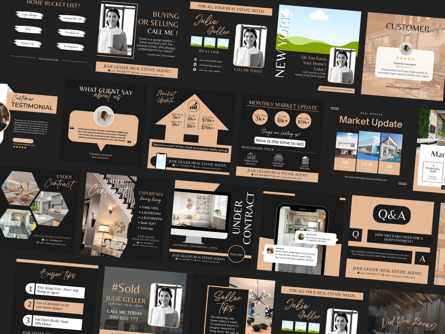 31+ Luxury Realtor Post Templates For Social Media