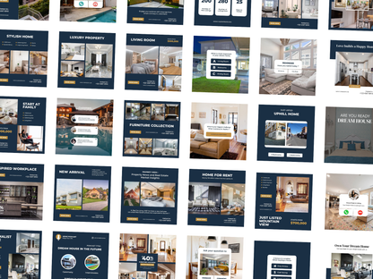120 Real Estate Instagram Post Canva Templates for Realtor & Real estate agent
