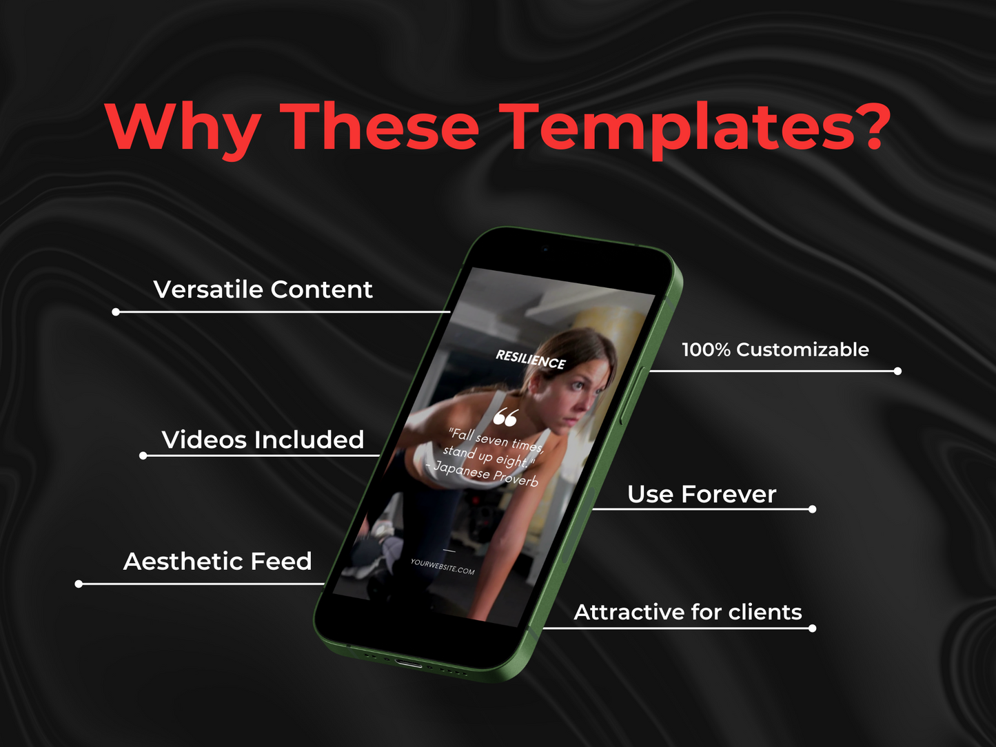 50 Canva Editable Fitness & Gym Motivational Videos for Instagram Reels