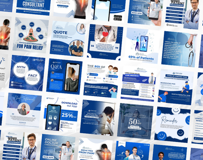 Medical Social Media Canva Templates: Healthcare Marketing Kit