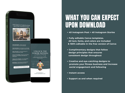 80 Spiritual Instagram Canva Templates for Coaches