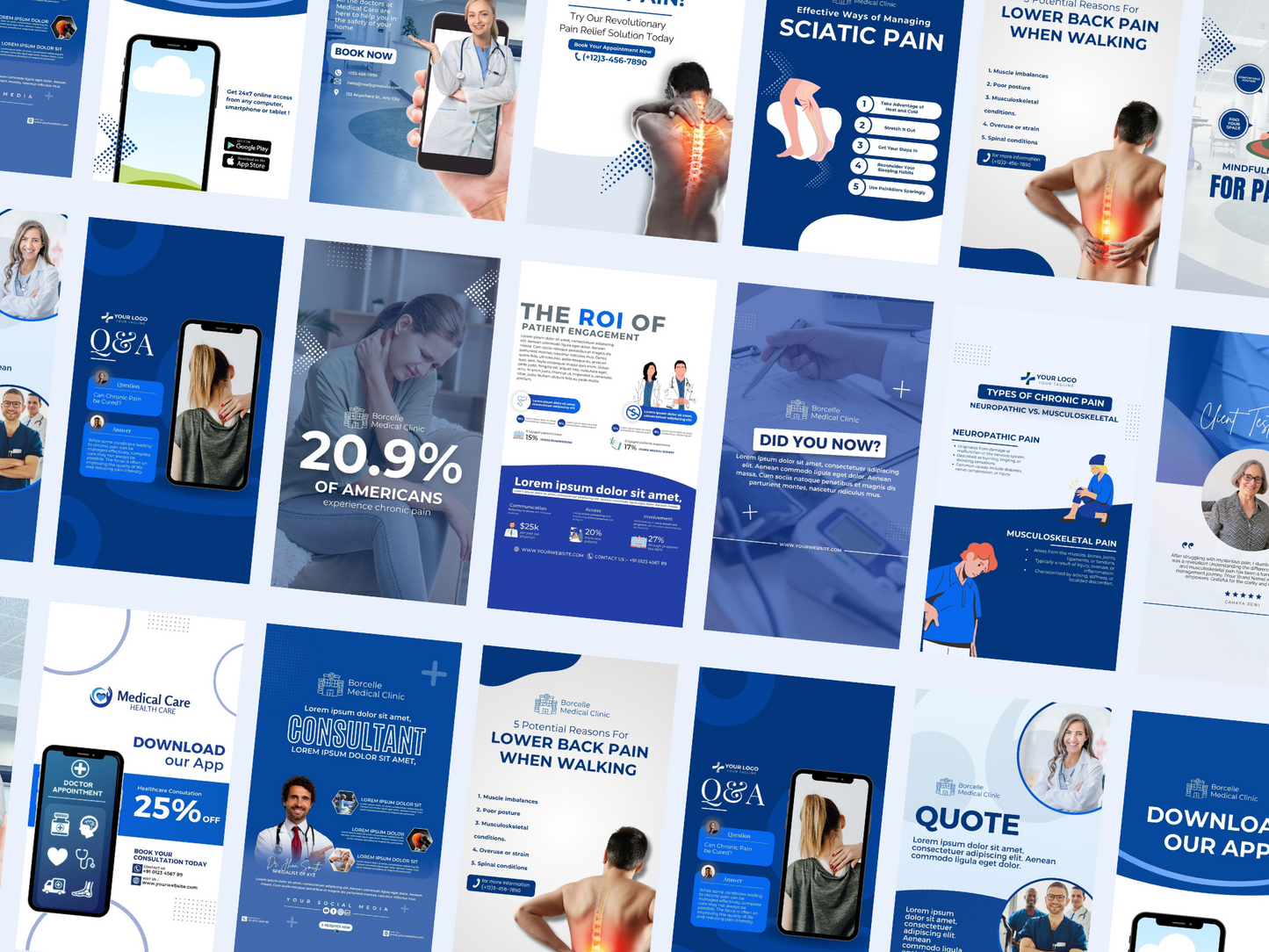 350 Medical Canva Templates for Health Professionals