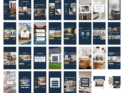 Real Estate Instagram Post Canva Templates for Realtor & Real estate agent