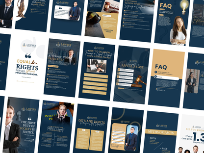 Law Firm & Lawyer Instagram Canva Templates