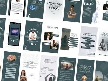 Spiritual Instagram Canva Templates for Coaches