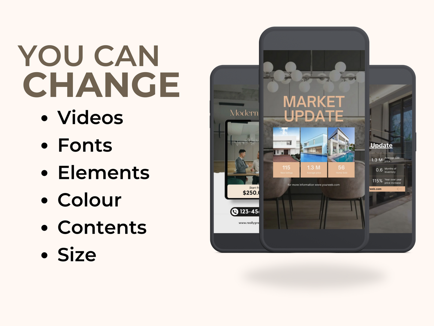 50 Real Estate Instagram Reels Canva Video Templates for Realtors