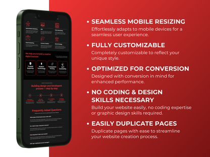 Digital Marketing Agency Canva Website Template for Social Media & Marketing Agency