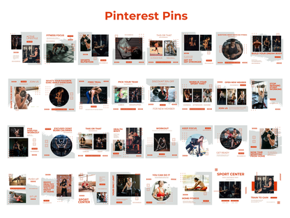 Gym & Fitness Instagram Canva Template for Personal Trainer, Fitness Coach & gym Trainers