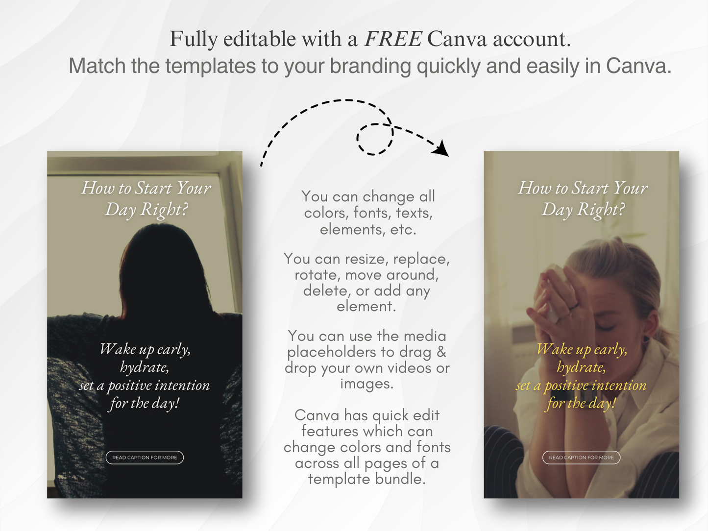 Mental Health Instagram Reels Canva Video Templates for Therapist, Psychologist & Coaches