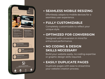 Canva Website Template: Social Media Manager Portfolio (Digital Download)