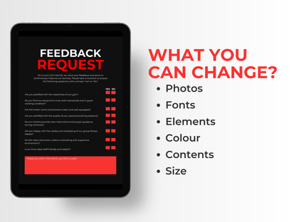 Gym & Fitness Welcome Pack Canva Template