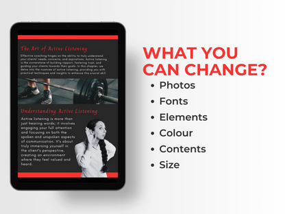Gym & Fitness Ebook Template for Personal Trainer