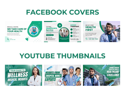 Healthcare Instagram Canva Templates for Medical Professionals