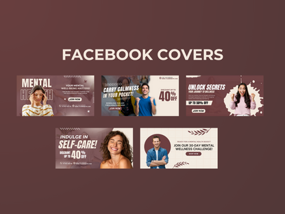 150 Mental Health Instagram Canva Templates for Therapist, Psychologist & Coaches