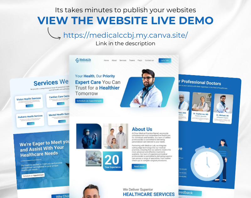 Medical Social Media Canva Templates: Healthcare Marketing Kit