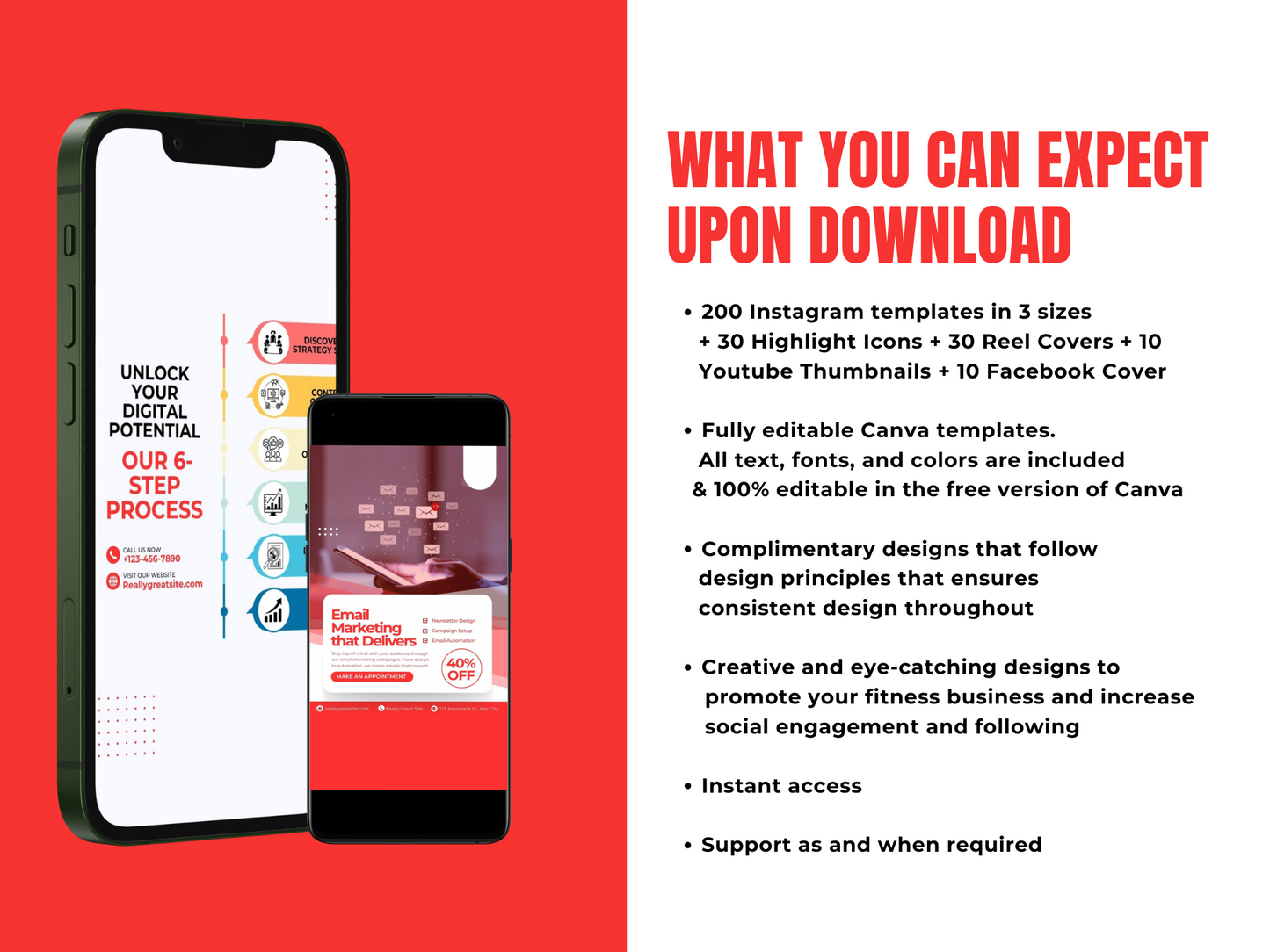Digital Marketing Agency Template for Social Media Manager and Marketing Agency