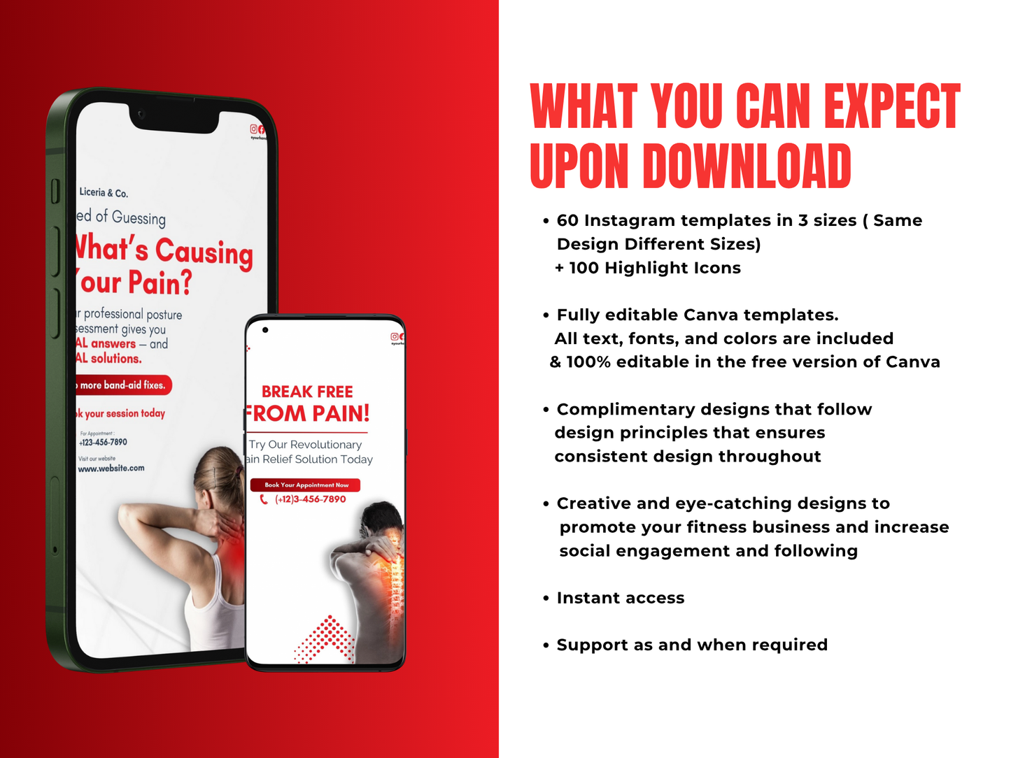 Posturology Canva Templates for Healthcare Professionals, Hospital , Clinics & Doctors